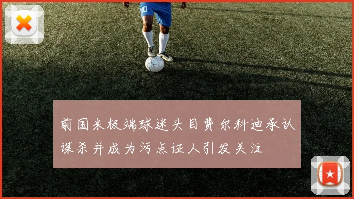 前国米极端球迷头目费尔科迪承认谋杀并成为污点证人引发关注